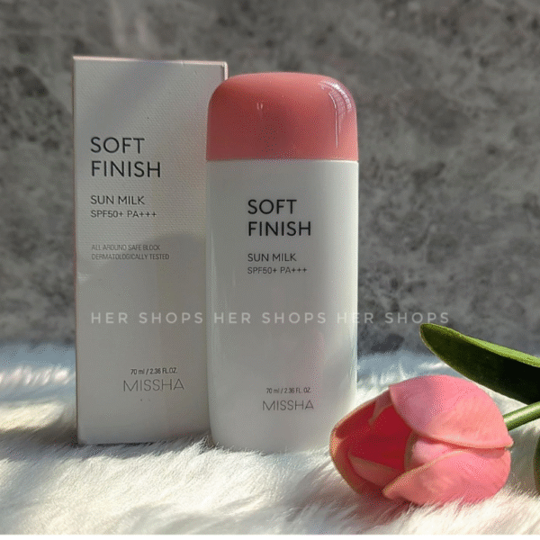 Missha All Around Safe Block Soft Finish Sun Milk EX SPF50+/PA+++ – 70ml